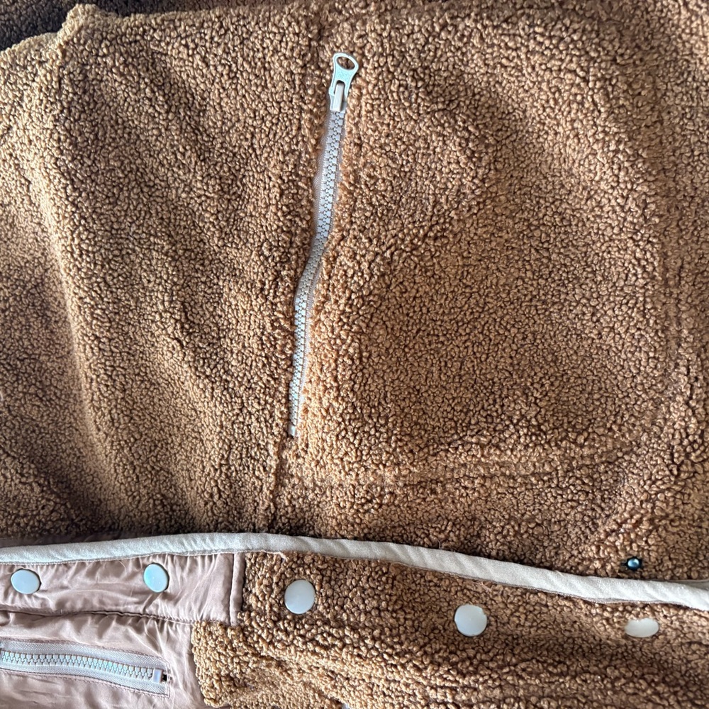 Warm Brown Teddy Jacket - Picture 8 of 8